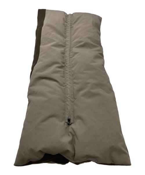 meanswhile（ミーンズワイル）meanswhile (ミーンズワイル) Wrap Down Muffler ブラウンの古着・服飾アイテム