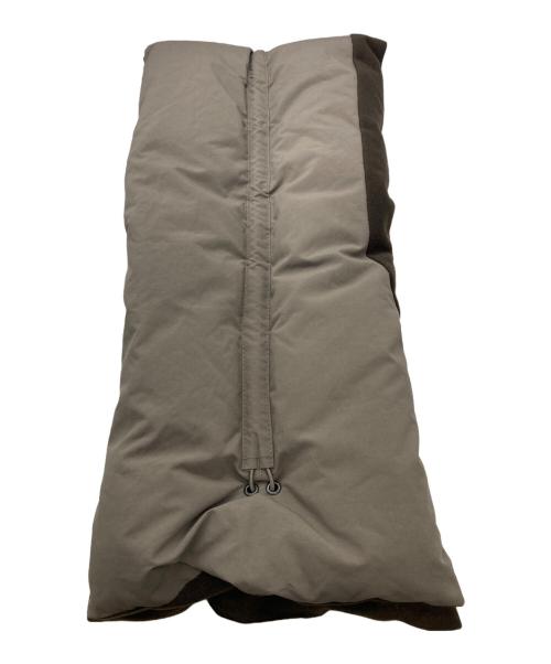 meanswhile（ミーンズワイル）meanswhile (ミーンズワイル) Wrap Down Muffler ブラウンの古着・服飾アイテム