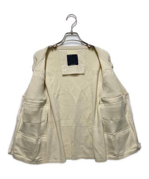 meanswhile（ミーンズワイル）meanswhile (ミーンズワイル) Cotton Knit Luggage Vest ベージュ サイズ:2の古着・服飾アイテム
