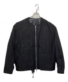 meanswhile（ミーンズワイル）の古着「Dress Satin Reversible 4Way JKT」｜ブラック