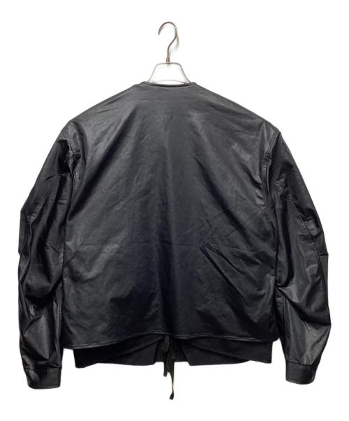 meanswhile（ミーンズワイル）meanswhile (ミーンズワイル) Dress Satin Reversible 4Way JKT ブラック サイズ:3の古着・服飾アイテム