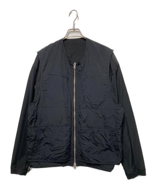 meanswhile（ミーンズワイル）meanswhile (ミーンズワイル) リバーシブルジャケット ブラック サイズ:2の古着・服飾アイテム
