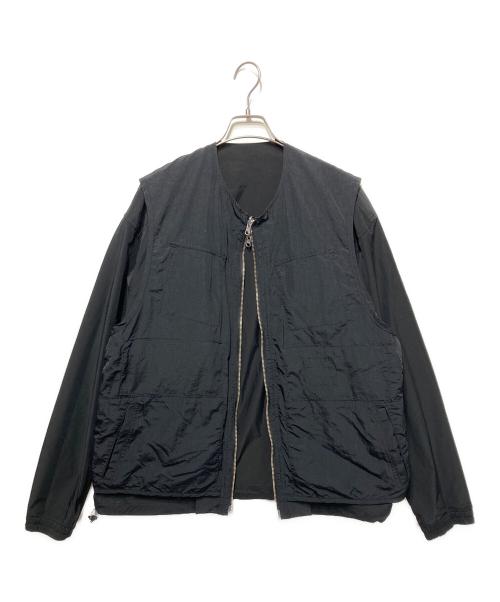 meanswhile（ミーンズワイル）meanswhile (ミーンズワイル) リバーシブルジャケット ブラック サイズ:2の古着・服飾アイテム