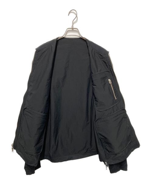 meanswhile（ミーンズワイル）meanswhile (ミーンズワイル) リバーシブルジャケット ブラック サイズ:2の古着・服飾アイテム