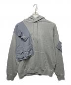 meanswhileミーンズワイル）の古着「Luggage Hoodie (Moku)」｜グレー