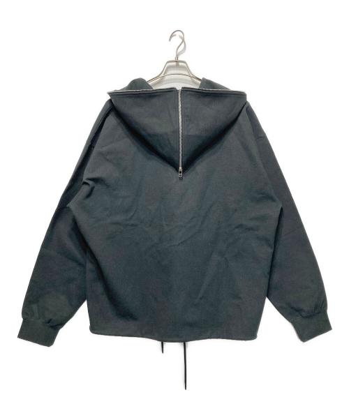 meanswhile（ミーンズワイル）meanswhile (ミーンズワイル) Comfort Dress Zip Hoodie (Off Black) グレー サイズ:03の古着・服飾アイテム