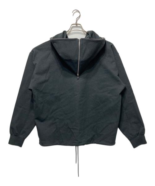 meanswhile（ミーンズワイル）meanswhile (ミーンズワイル) Comfort Dress Zip Hoodie (Off Black) グレー サイズ:01の古着・服飾アイテム