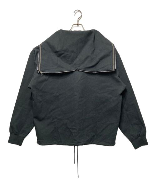 meanswhile（ミーンズワイル）meanswhile (ミーンズワイル) Comfort Dress Zip Hoodie (Off Black) グレー サイズ:01の古着・服飾アイテム