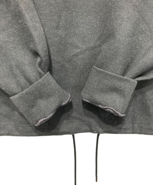 meanswhile（ミーンズワイル）meanswhile (ミーンズワイル) Comfort Dress Zip Hoodie (Off Black) グレー サイズ:01の古着・服飾アイテム