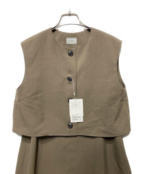 green label relaxing（グリーンレーベルリラクシング）green label relaxing (グリーンレーベルリラクシング) マルチウェイ ワンピース ブラウン サイズ:freeの古着・服飾アイテム