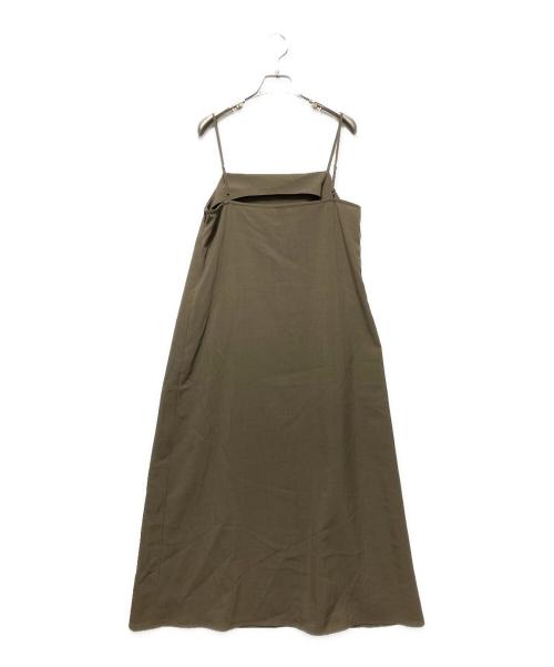 green label relaxing（グリーンレーベルリラクシング）green label relaxing (グリーンレーベルリラクシング) マルチウェイ ワンピース ブラウン サイズ:freeの古着・服飾アイテム