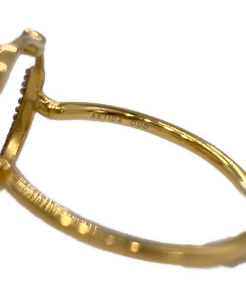 ARTIDA OUD（アルティーダ ウォード）ARTIDA OUD (アルティーダ ウォード) ニュームーンサークルパヴェダイヤモンドリング サイズ:14号の古着・服飾アイテム