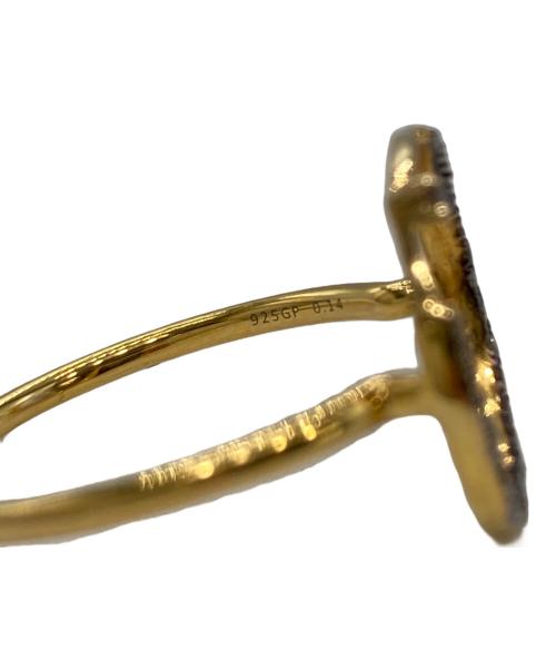 ARTIDA OUD（アルティーダ ウォード）ARTIDA OUD (アルティーダ ウォード) ニュームーンサークルパヴェダイヤモンドリング サイズ:14号の古着・服飾アイテム