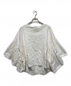 COGTHEBIGSMOKEコグザビッグスモーク）の古着「LAURA GATHERED SLV TOP/ギャザースリーブトップ」｜ホワイト