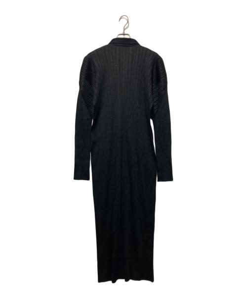 PLEATS PLEASE（プリーツプリーズ）PLEATS PLEASE (プリーツプリーズ) プリーツワンピース ブラック サイズ:3の古着・服飾アイテム