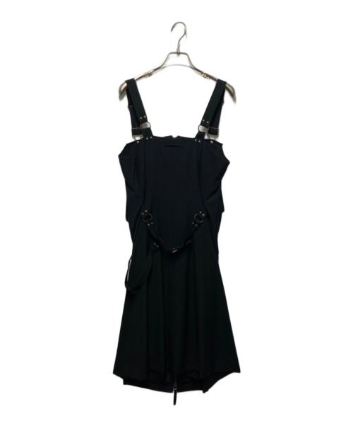 Jean Paul Gaultier FEMME（ジャンポールゴルチエ フェム）Jean Paul Gaultier FEMME (ジャンポールゴルチェフェム) フロントジップワンピース ブラック サイズ:40の古着・服飾アイテム