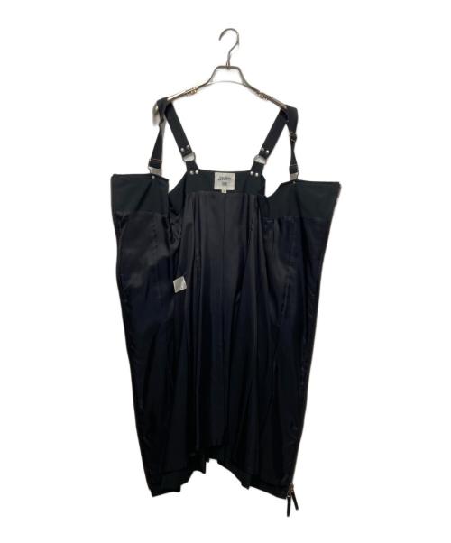 Jean Paul Gaultier FEMME（ジャンポールゴルチエ フェム）Jean Paul Gaultier FEMME (ジャンポールゴルチェフェム) フロントジップワンピース ブラック サイズ:40の古着・服飾アイテム