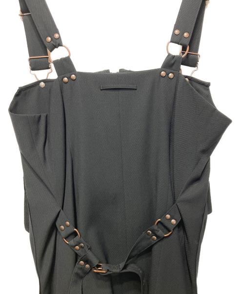 Jean Paul Gaultier FEMME（ジャンポールゴルチエ フェム）Jean Paul Gaultier FEMME (ジャンポールゴルチェフェム) フロントジップワンピース ブラック サイズ:40の古着・服飾アイテム