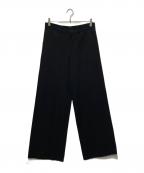 Y'sワイズ）の古着「ウールワイドスラックス」｜ブラック