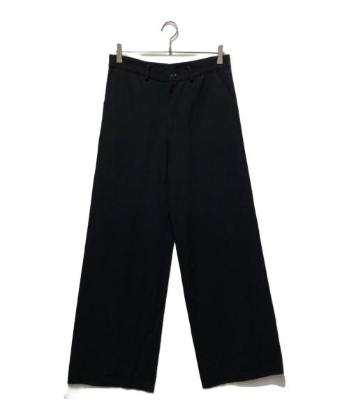 Y's（ワイズ）Y's (ワイズ) ウールワイドスラックス ブラック サイズ:34の古着・服飾アイテム