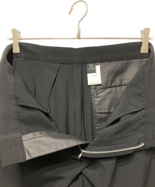 Y's（ワイズ）Y's (ワイズ) ウールワイドスラックス ブラック サイズ:34の古着・服飾アイテム