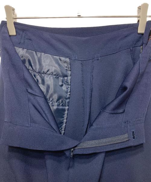 Jean Paul GAULTIER CLASSIQUE（ジャンポールゴルチエクラシック）Jean Paul GAULTIER CLASSIQUE (ジャンポールゴルチエクラシック) ラップデザインパンツ ネイビー サイズ:40の古着・服飾アイテム