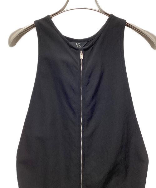 Y's（ワイズ）Y's (ワイズ) フロントジップワンピース ブラック サイズ:Freeの古着・服飾アイテム
