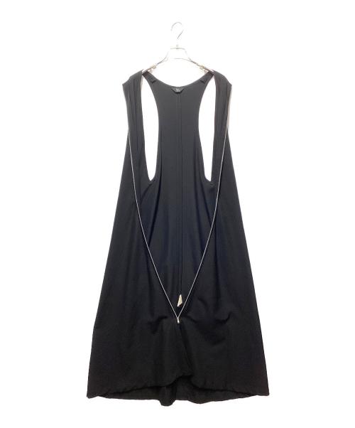 Y's（ワイズ）Y's (ワイズ) フロントジップワンピース ブラック サイズ:Freeの古着・服飾アイテム
