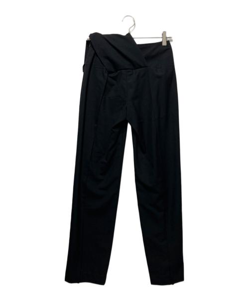 Jean Paul GAULTIER CLASSIQUE（ジャンポールゴルチエクラシック）Jean Paul GAULTIER CLASSIQUE (ジャンポールゴルチエクラシック) デザインパンツ ブラック サイズ:40の古着・服飾アイテム