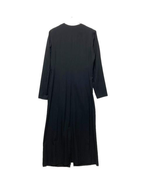 Y's（ワイズ）Y's (ワイズ) シャドーストライプシャツワンピース ブラック サイズ:-の古着・服飾アイテム