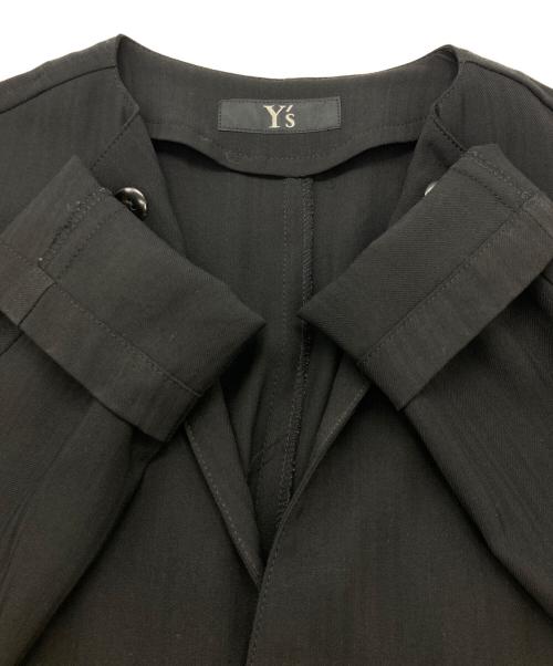 Y's（ワイズ）Y's (ワイズ) シャドーストライプシャツワンピース ブラック サイズ:-の古着・服飾アイテム