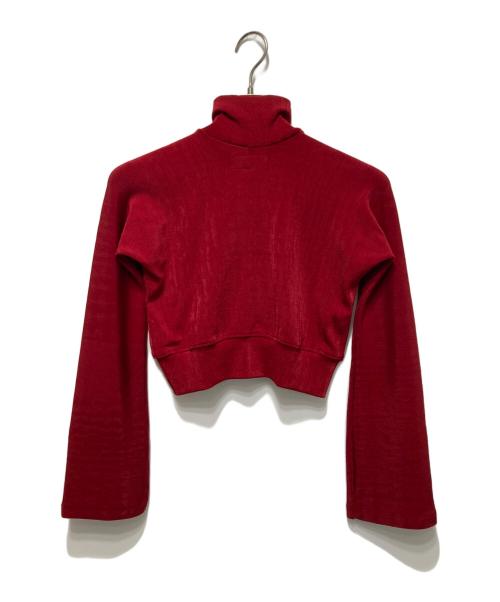 YOHJI YAMAMOTO（ヨウジヤマモト）YOHJI YAMAMOTO (ヨウジヤマモト) クロップドブルゾン レッド サイズ:Mの古着・服飾アイテム