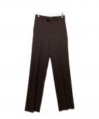 Jean Paul Gaultier FEMMEジャンポールゴルチエ フェム）の古着「ストライプパンツ」｜ブラウン