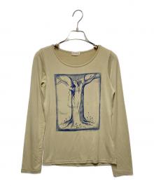 histeric（ヒステリック）の古着「プリントストレッチカットソー」｜ベージュ