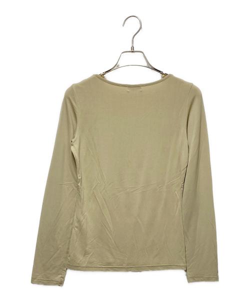 histeric（ヒステリック）histeric (ヒステリック) プリントストレッチカットソー ベージュ サイズ:Freeの古着・服飾アイテム