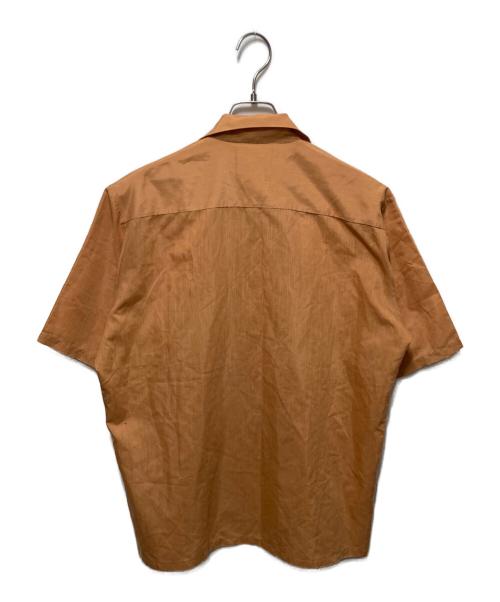 TOWN CRAFT（タウンクラフト）TOWN CRAFT (タウンクラフト) 70'Sポリコットン開襟シャツ オレンジ サイズ:Mの古着・服飾アイテム