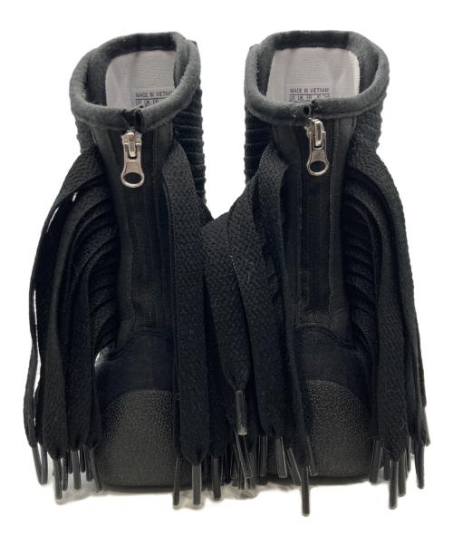 adidas（アディダス）adidas (アディダス) STELLA McCARTNEY (ステラマッカートニー) ラサント フリンジ ハイカット スニーカー ブラック サイズ:24の古着・服飾アイテム