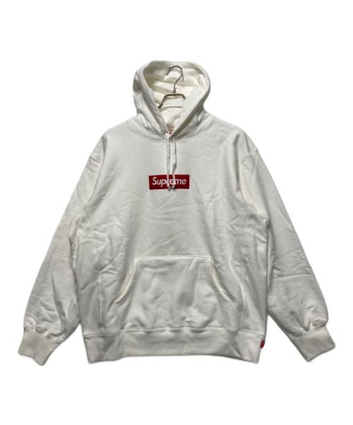 SUPREME（シュプリーム）SUPREME (シュプリーム) Logo Hooded Sweatshirt ホワイト サイズ:Ｌの古着・服飾アイテム