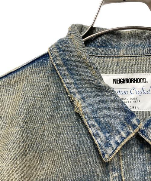 NEIGHBORHOOD（ネイバーフッド）NEIGHBORHOOD (ネイバーフッド) SAVAGE DENIM TYPEー1 JACKET 251XBNH-JKM01 インディゴ サイズ:Lの古着・服飾アイテム