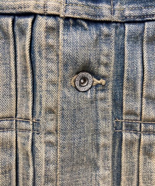 NEIGHBORHOOD（ネイバーフッド）NEIGHBORHOOD (ネイバーフッド) SAVAGE DENIM TYPEー1 JACKET 251XBNH-JKM01 インディゴ サイズ:Lの古着・服飾アイテム