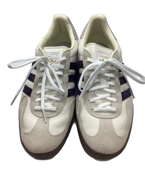 adidas（アディダス）adidas (アディダス) emmi別注ローカットスニーカー アイボリー×パープル サイズ:27の古着・服飾アイテム