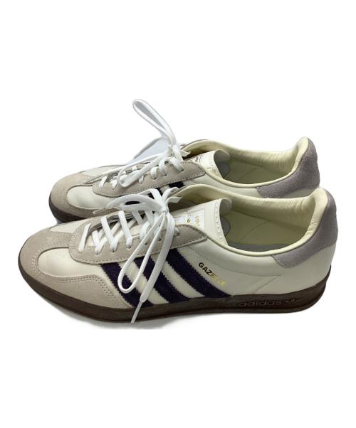 adidas（アディダス）adidas (アディダス) emmi別注ローカットスニーカー アイボリー×パープル サイズ:27の古着・服飾アイテム