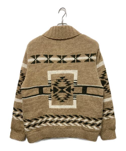 Pherrow's（フェローズ）Pherrow's (フェローズ) カウチンカーディガン ベージュ サイズ:Mの古着・服飾アイテム