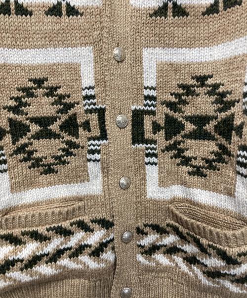 Pherrow's（フェローズ）Pherrow's (フェローズ) カウチンカーディガン ベージュ サイズ:Mの古着・服飾アイテム