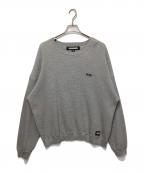 NEIGHBORHOODネイバーフッド）の古着「WAFFLE FABRIC CREWNECK LS」｜グレー