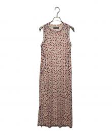 little sunny bite（リトルサニーバイト）の古着「総柄ワンピース」｜ベージュ×レッド