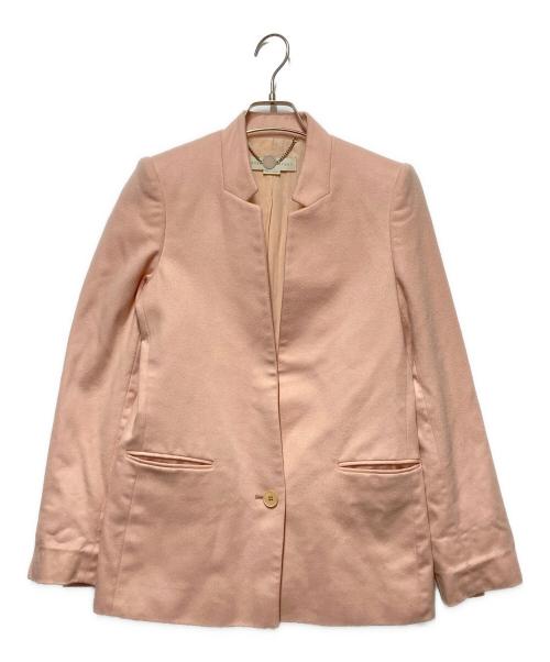 STELLA McCARTNEY（ステラマッカートニー）STELLA McCARTNEY (ステラマッカートニー) カシミヤジャケット ピンク サイズ:38の古着・服飾アイテム