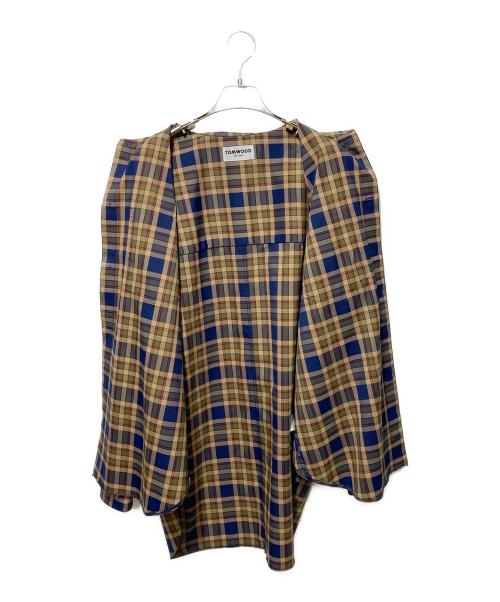 TOM WOOD（トムウッド）TOM WOOD (トムウッド) チェックシャツ ベージュ サイズ:Ｓの古着・服飾アイテム