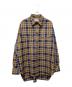 TOM WOOD（トムウッド）の古着「チェックシャツ」｜ベージュ