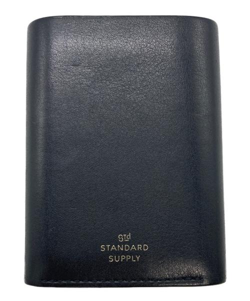 STANDARD SUPPLY（スタンダードサプライ）STANDARD SUPPLY (スタンダードサプライ) BEAMS (ビームス) 別注 ツートーン ミニウォレット グレー×ブラックの古着・服飾アイテム
